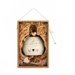 Колокольчик Love Inspired в белом цвете Demdaco, белый - фото 2