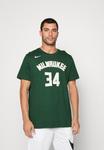 Футболка Nike NBA GIANNIS ANTETOKOUNMPO MILWAUKEE BUCKS NAME AND NUMBER TEE, цвет Fir/Antetokounmpo - фото