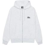 Базовый худи на молнии Stussy, оливковый - фото 6