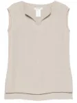 Колимбо топ MAX MARA, нейтральный - фото