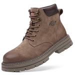 Мужские ботинки Cahhrrn X Martin Boot Men Beige Weishibangwei - фото 6