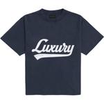 Футболка с принтом Balenciaga, синий - фото