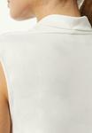 Топ ÄRMELLOSES MIT WASSERFALL-AUSSCHNITT comma, белый - фото 4