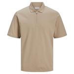 Поло Jack & Jones Mac Zip, бежевый - фото