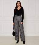 Брюки с поясом Flare fit Desigual, серый - фото 2