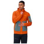 Куртка для альпинизма Falketind Warm 2 Stretch Hood M Gold Flame - S Norrona - фото 3