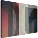 Картина арт-принт KUNSTLOFT Abstract Echoes, сиреневый - фото