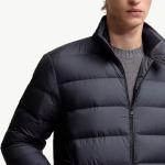 Стеганая куртка на молнии Moncler, marine синий - фото 6