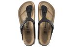 Кожаные шлепанцы с пряжкой Birkenstock, черный - фото 2