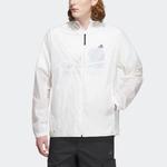 Куртка Adidas Hooded Windbreaker Jacket 'White', белый - фото 2