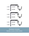 Карниз для штор Mission 1" премиум-класса Kenney, Matte black - фото 2