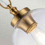 Подвесной светильник Elstead Lighting, 21,6x44,5 см, цвет латуни - фото 3