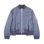 Блузон Sacai Nylon Twill Blouson, Blue Grey - фото