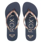 Шлепанцы детские Roxy Viva Sparkle, темно-синий - фото 3