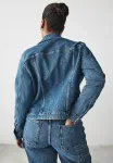 Джинсовая куртка Next, Dark Blue - фото 2