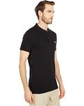 Поло Lacoste Short Sleeve Slim Fit Pique, черный - фото 4