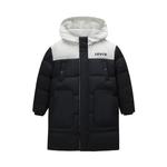 Levis Куртка Levi’s Warm Mid-Length Down черная для подростков - фото