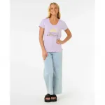 Футболка Rip Curl Cala short sleeve v neck, фиолетовый - фото 6