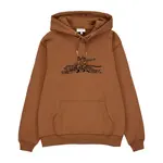 Худи Makia Big cat, коричневый - фото