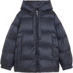 Утепленное пальто с капюшоном Max Mara MaxMara, синий - фото