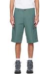 Carhartt Work In Progress Зеленые обычные шорты-карго - фото