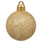 Рождественские шары Atmosphera Createur d´interieur, 4x5,3x4 см, серебристый/золотой - фото 3