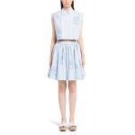 Рубашка женская небесно-голубая Prada - фото 2