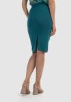 Юбка до колена Usha Strick Midi, бензиновый - фото 4