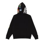 Худи BAPE Tiger Full Zip Hoodie, Black - фото 2