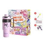 Термостакан Sanrio, Kuromi (Cup Brush + Straw Brush + Gift Bag) - фото 10