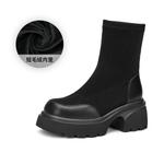 Ботильоны женские Gemeiq, цвет Black Fleece-Lined - фото 3