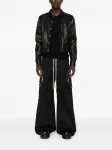 Кожаная куртка на молнии Rick Owens, черный - фото 2
