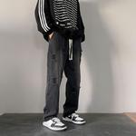 Джинсы унисекс Jcui, черный - фото 68