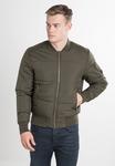 Бомбер Urban Classics BASIC QUILT BOMBER JACKET, цвет Olive - фото