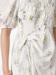Платье с цветочным принтом и сборками AllSaints, белый - фото 4