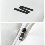 Пуховик унисекс Skechers, белый - фото 8