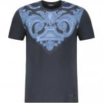 Футболка с принтом barocco VERSACE, синий - фото 3