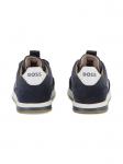 Кожаные кроссовки BOSS Kidswear, синий - фото 4