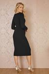 Вязаное платье Yumi, черный - фото 4