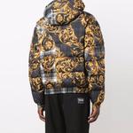 Пуховик мужской черный золотой VERSACE - фото 6