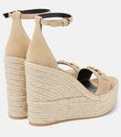 Кожаные сандалии на платформе Medusa '95 Versace, Mastic-Versace Gold - фото 3