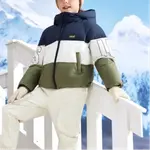 Детская утепленная куртка Levis, зеленый - фото 7