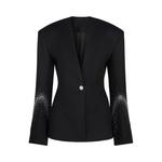 Блейзер The Attico Blazer, черный - фото