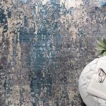 Ковер SAFAVIEH, 275 x 397 см, Eclipse Collection Grey/Blue ECL128G Modern Abstract Viscose - фото 5