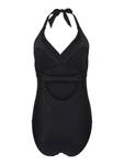 Купальник с халтернеем MAMALICIOUS Swimsuit Veronica, черный - фото 3