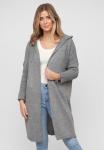 Кардиган Cloud 5ive LONGFORM WITH HOOD, Dark Grey/Grey - фото