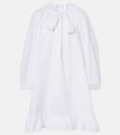Мини-платье с оборками Patou, белый - фото