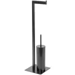 Держатель для туалетной бумаги Möve «Бархат», черный, металл с покрытием - фото