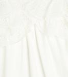 Хлопковое платье с оборками Chloé, белый - фото 2