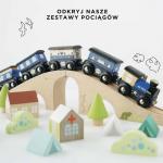 Twilight Le Toy Van деревянные синие поезда - фото 4